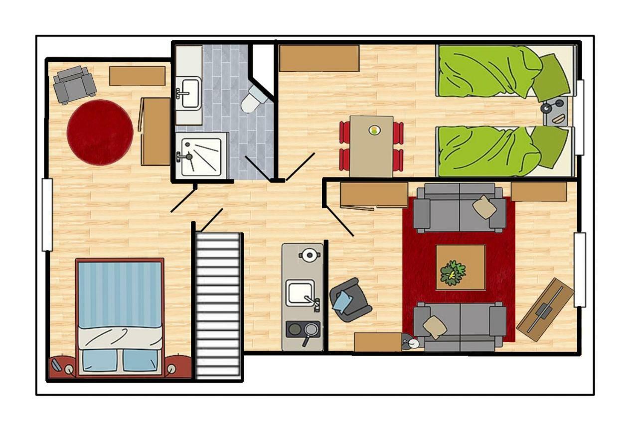 Ferienwohnung Stadt- Und Hafennaehe 费马恩 外观 照片